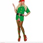 Nieuw2015-2016 Rood groen gestreepte Elf panty
