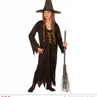 Halloween Luxe heksenpak voor kinderen