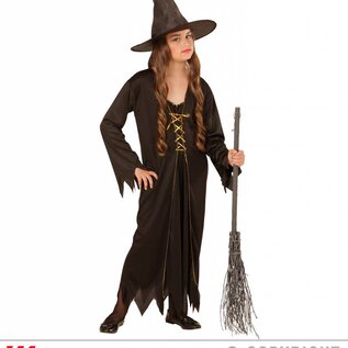 Halloween Luxe heksenpak voor kinderen