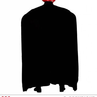 Halloween Duivels figuur met cape