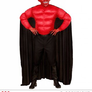 Halloween Duivels figuur met cape