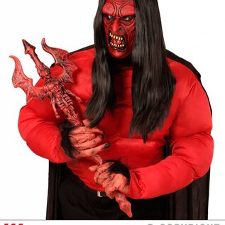 Halloween Half gezichtsmasker duivel Boy