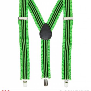 Nieuw2015-2016 Ruche bretels in neon groen