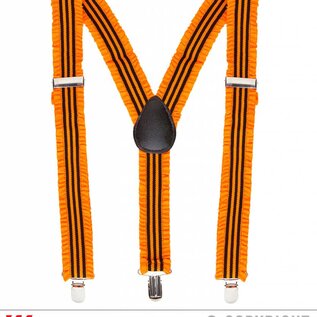 Nieuw2015-2016 Bretels neon oranje met ruche