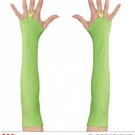 Nieuw2015-2016 Neon groene handschoenen in satijn