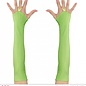 Nieuw2015-2016 Satijnen handschoenen neon groen