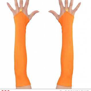 Nieuw2015-2016 Vingerloze handschoenen neon oranje