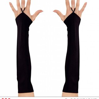Nieuw2015-2016 Vingerloze handschoenen zwart