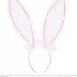 Nieuw2015-2016 Bunny oren met roze kant