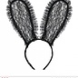 Nieuw2015-2016 Kanten bunny oren in zwart