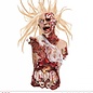 Halloween Enge zombie vrouw als Halloween decoratie