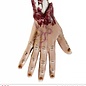Halloween Afgehakte mensenhand 25cm ter decoratie