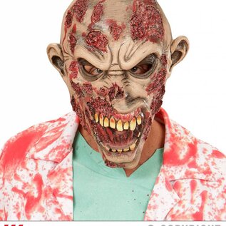 Halloween Masker van een zombie slager