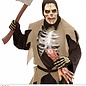 Halloween Masker witte zombie met kap