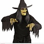 Halloween Foam heksen masker met haren