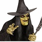 Halloween Foam heksen masker met haren