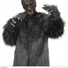 Halloween Wolf masker zonder kin