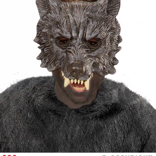 Halloween Wolvenmasker zonder kin voor kinderen