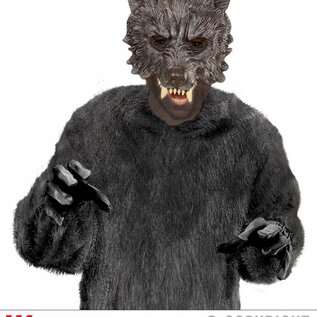 Halloween Wolvenmasker zonder kin voor kinderen