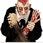 Halloween Zombiemasker voor volwassenen met open hersenen