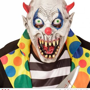 Halloween Duivels masker killerclown