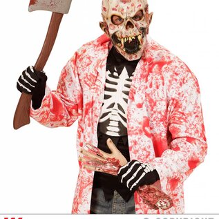 Halloween Zombiemasker bloederige man