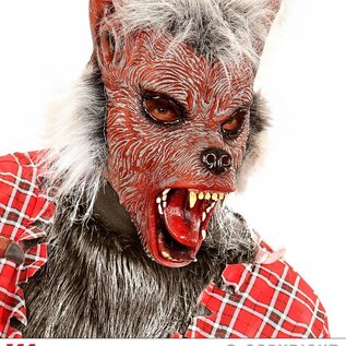 Halloween Masker weerwolf voor Halloween