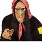 Halloween Masker heks met haren