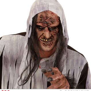 Halloween Masker voor zombies met een rottend gezicht