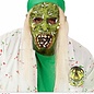 Halloween Halfgezichtsmasker toxic met haren