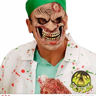 Halloween Zombiemasker chirurg volwassenen