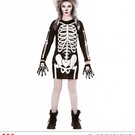 Halloween Skelet jurkje bones