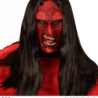 Halloween Griezelig duivels masker voor volwassenen
