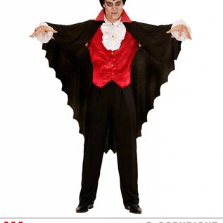 Halloween Vleermuis cape voor dames en heren