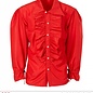 Nieuw2015-2016 Herenblouse in rood met ruches