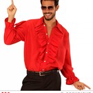 Nieuw2015-2016 Rode blouse met ruches