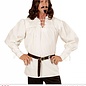 Nieuw2015-2016 Herenblouse in wit met ruches