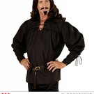 Nieuw2015-2016 Piratenblouse in zwart
