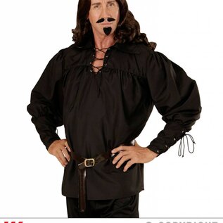Nieuw2015-2016 Mooie piratenblouse in zwart