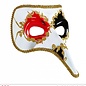 Nieuw2015-2016 Wit Venetiaans snavelmasker