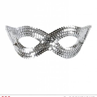 Nieuw2015-2016 Venetiaans oogmasker met zilveren pailletten