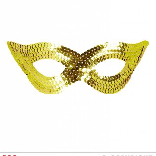 Nieuw2015-2016 Venetiaans oogmasker met gouden pailletten