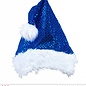 Nieuw2015-2016 Blauwe kerstmutsen met glitters