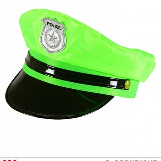 Nieuw2015-2016 Neon groene politiepet voor volwassenen