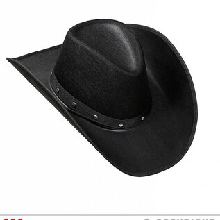 Nieuw2015-2016 Luxe cowboyhoed zwart met studs