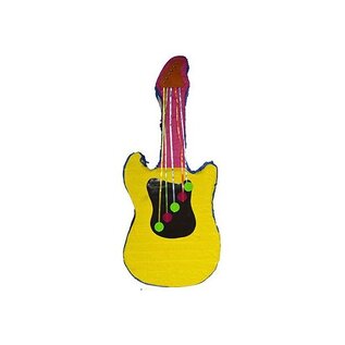 Gele gitaar pinata