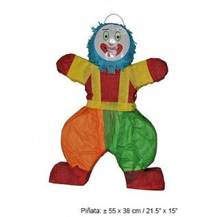 Kleurrijke pinata clown