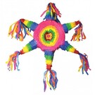 Pinata ster in vrolijke kleuren