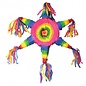 Pinata in de vorm van een kleurrijke ster