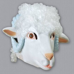 Latex masker Ram voor volwassenen